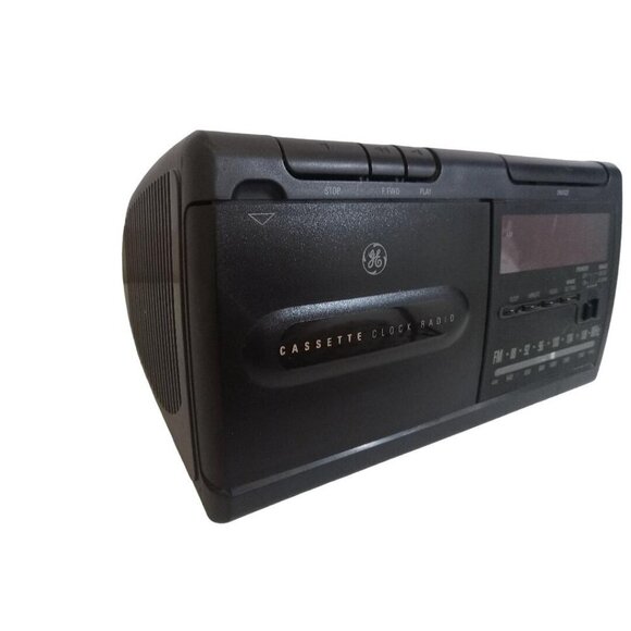 GE Radio Cassette Player Alarm Clock AM/FM Radio 7-4915A Cassette Does Not Work - Picture 3 of 5